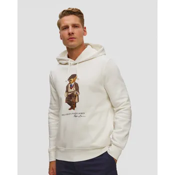 Pánská mikina Bílá Pánská Mikina S Kapucou Polo Ralph Lauren 710980306-100