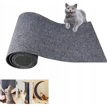 SAMOLEPICÍ ŠKRABACÍ PODLOŽKA S OŘEZÁVACÍM ŠKRABADLEM PRO KOČKY POHOVKA KŘESLO