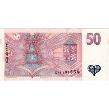 Bankovka ČR, 50 Kč, Pi. 17b, N/UNC, 1997, serie D