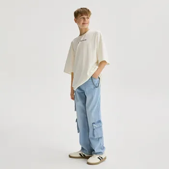 Chlapecké džíny Reserved - Džíny relaxed fit - modrá - 497CJ-50J - 497CJ-50J-146