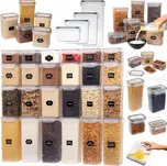 Zavařovací sklenice na těstoviny, krupice, krabičky na potraviny, 24 ks