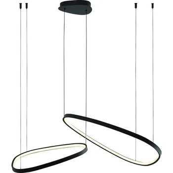 LED Lustr na lanku MICHELLE LED/48W/230V 4000K černá