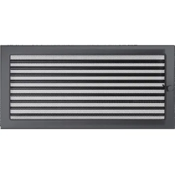 Větrací mřížka Mřížka výdechová lakovaná Kratki šedá