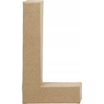Obraz Písmeno L z papírmaše, výška 20,5 cm
