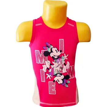 Dívčí oblečení Sun City Dívčí elastické tílko MINNIE Barva: Růžová, Velikost: 98