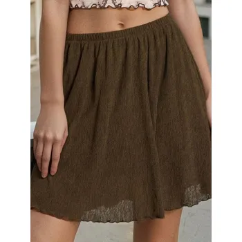 Dámská sukně Sinsay - Sukně - hnědá - 144FJ-88X - 144FJ-88X-XL