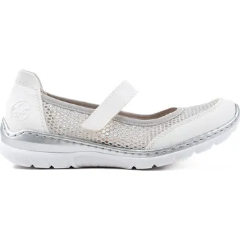 Dámské polobotky Dámské bílé polobotky Rieker L32B6-80 Velikost: 41