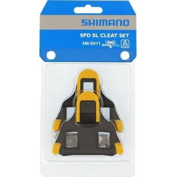 Pedál na kolo Shimano kufry pro silniční pedály SM-SH11 6° žluté