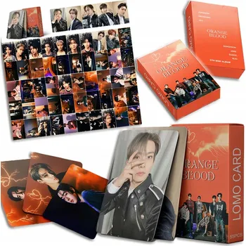 Obraz 55 SZT NOWY IDOL ALBUM PLAKATÓW ZDJĘĆ KART LOMO ENHYPEN ORANGE BLOOD