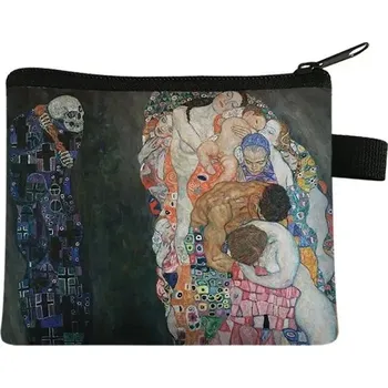 Peněženka Dámská malá peněženka s olejomalbou | malá kabelka - 19