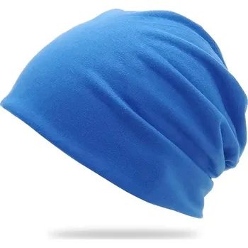 Čepice Barevná pánská čepice - Královsky modrá