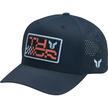 Kšiltovka Čepice s kšiltem / kšiltovka s prohnutým kšiltem THOR VANTAGE barva modrá navy, uni velikost (sportovní volnočasová čepice s rovným kšiltem, střih z pěti panelů)
