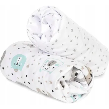 Prostěradlo B4.FlyIdeas prostěradla s gumou prostěradlo 83 x 50 cm 2 ks Pro postýlky Next to Me