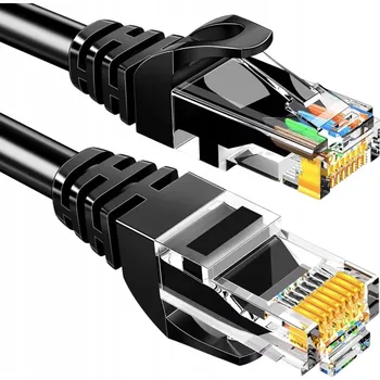 Síťový kabel Patch kabel LTC U/UTP 6 RJ45 / RJ45 3 m černý