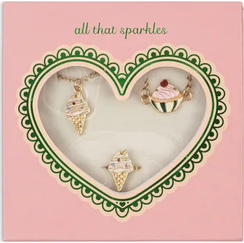 Souprava šperků Sada šperků "Ice Cream Gold" Konges Sløjd