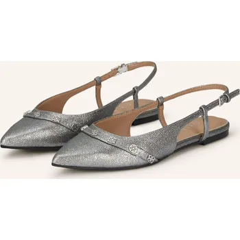 Dámské baleríny Guess Slingballerinas Dorlee S Cvočky, stříbrná