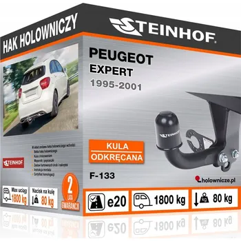 Tažné zařízení Tažné zařízení Peugeot EXPERT, 1995-2001