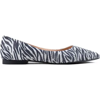 Dámské baleríny Letizia Dámské černobílé baleríny s motivem zebry Velikost: 38