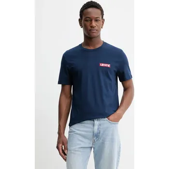 Pánská móda Bavlněné tričko Levi's 2-pack 79681 námořnická modř 59A, vel. L