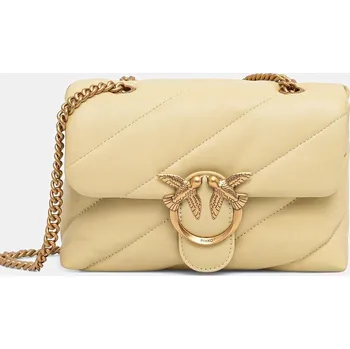 Kožená kabelka Pinko 100039.A0F2 žlutá 10X, vel. ONE SIZE