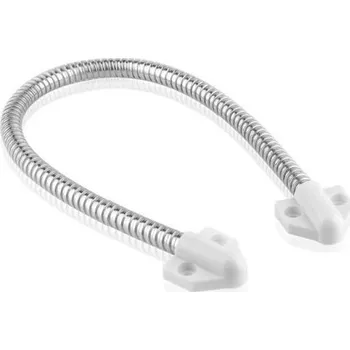 kabelová chránička Kabelová průchodka pancéřová do dveří 400x8mm kovová nerezová s plastovými koncovkami