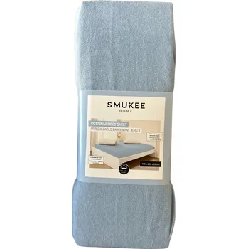 Prostěradlo Prostěradlo bavlněné jersey s gumou 160x200 modré