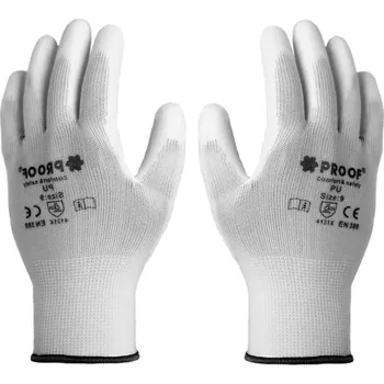 Pracovní rukavice Pracovní Rukavice Ochranné Rukavice Potahované Polyesterové Do Zahrady vel. 9