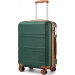 Kono K1871-1L Kufr Spinner 51.5cm Zelená/Hnědá ABS