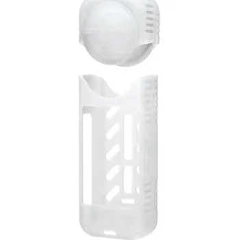 Náhradní kryt pro mobilní telefon Sunnylife silikonové pouzdro + kryt objektivu pro Insta360 X4 (bílé)