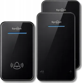 Domovní zvonek Bezdrátový zvonek Spreest s dosahem 300 m a hlasitostí 110 dB