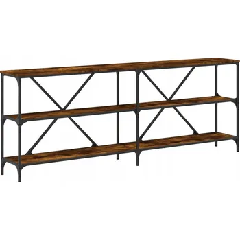 Konferenční stolek Konzolový stolek, kouřový dub, 200 x 30 x 75 cm