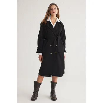 Dámský kabát Dámský kabát Trendyol Classic Trendyol černá 1735406