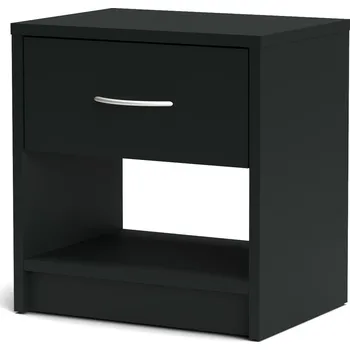 Noční stolek NOČNÍ STOLEK KOMODA SKŘÍŇKA NAKA ČERNÁ