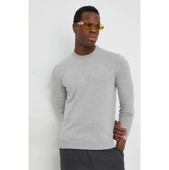 Pánský svetr Bavlněný svetr United Colors of Benetton 1098U1I76 šedá 90X, vel. L