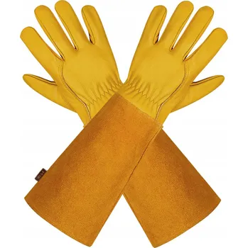 Pracovní rukavice Svářecí rukavice ochranné pro krb a kamna, velikost L