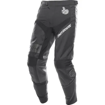 Moto kalhoty Fasthouse Grindhouse Club Pant Black Gray Velikost: 36