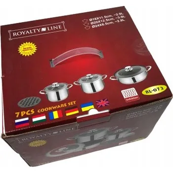 Sada nádobí Sada hrnců 7 hrnců ROYALTY LINE RL-072