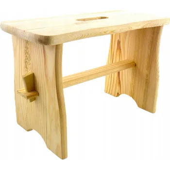 Jídelní židle VYSOKÁ BEZBARVÁ LAKOVANÁ STOLIČKA TABURET BOROVICE kuchyňská židle FSC