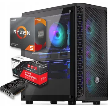 Stolní počítač BSG Striker Herní Počítač Ryzen 5, 32GB RAM, 1TB SSD, RX 6600, Windows 11