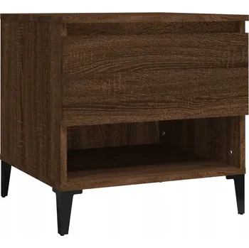 Konferenční stolek Industriální odkládací stolek dub 50x46x50 cm