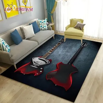 Koberec Koberec s motivem kytar - 7,100x150cm