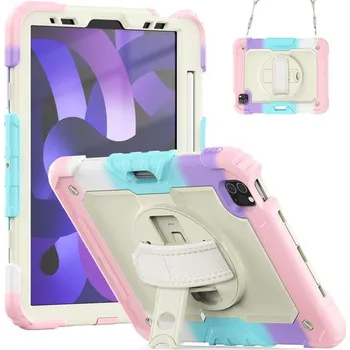 Pouzdro na tablet JP Solid360 Rainbow obal na tablet, iPad Pro 11 2018 / 2020 / 2021 / 2022, iPad Air 4 10.9 2020 / Air 5 10.9 2022