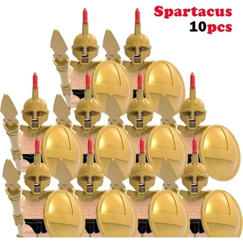 ostatní stavebnice Středověké vojenské stavebnice, římský voják | lego styl figurky a komponenty - XH646-10pcs