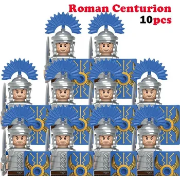 ostatní stavebnice Středověké vojenské stavebnice, římský voják | lego styl figurky a komponenty - XH1731-10pcs