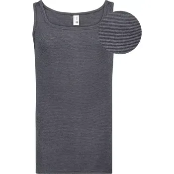 Pánské tílko Pánské tílko na ramínka ve velké velikosti Adamo 129504-700 tmavě šedá (4XL)