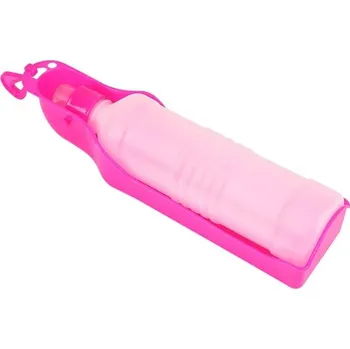 Miska pro psa Cestovní láhev pro psa | skládací miska pro psa, 250 - 500 ml - Růžová,250ml