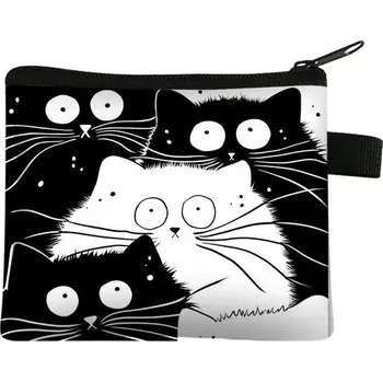 Peněženka Roztomilá mini peněženka s kočičím motivem | dětská peněženka - 27