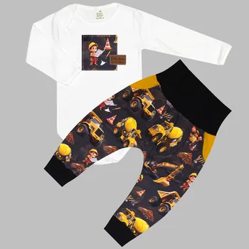 Komplet - Bodyčko a tepláčky Šéf na stavbě Velikost: 80