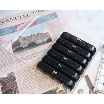 Dávkovač léků Velký týdenní dávkovač léků | organizér na léky - D