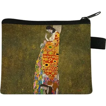 Peněženka Dámská malá peněženka s olejomalbou | malá kabelka - 12